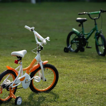 16 18 Inch Childrens Bike for Toddlers Kids Ages 39, Safe NonSlip Tires, Removable Training Wheels, Coaster Brake, Easy Assembly