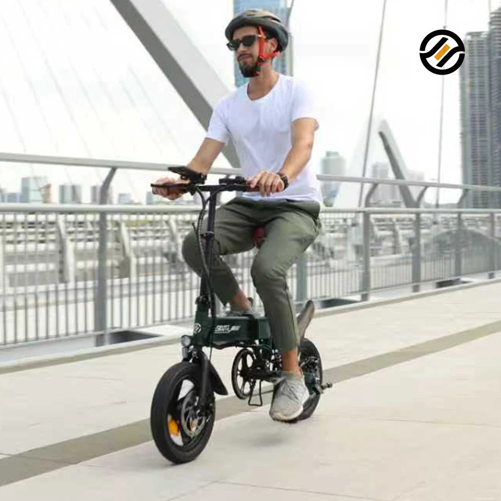ESKUTE Ebike Electric Bicycle Folding 14 Inch E-bike Fold 250w Folding Electric Bike