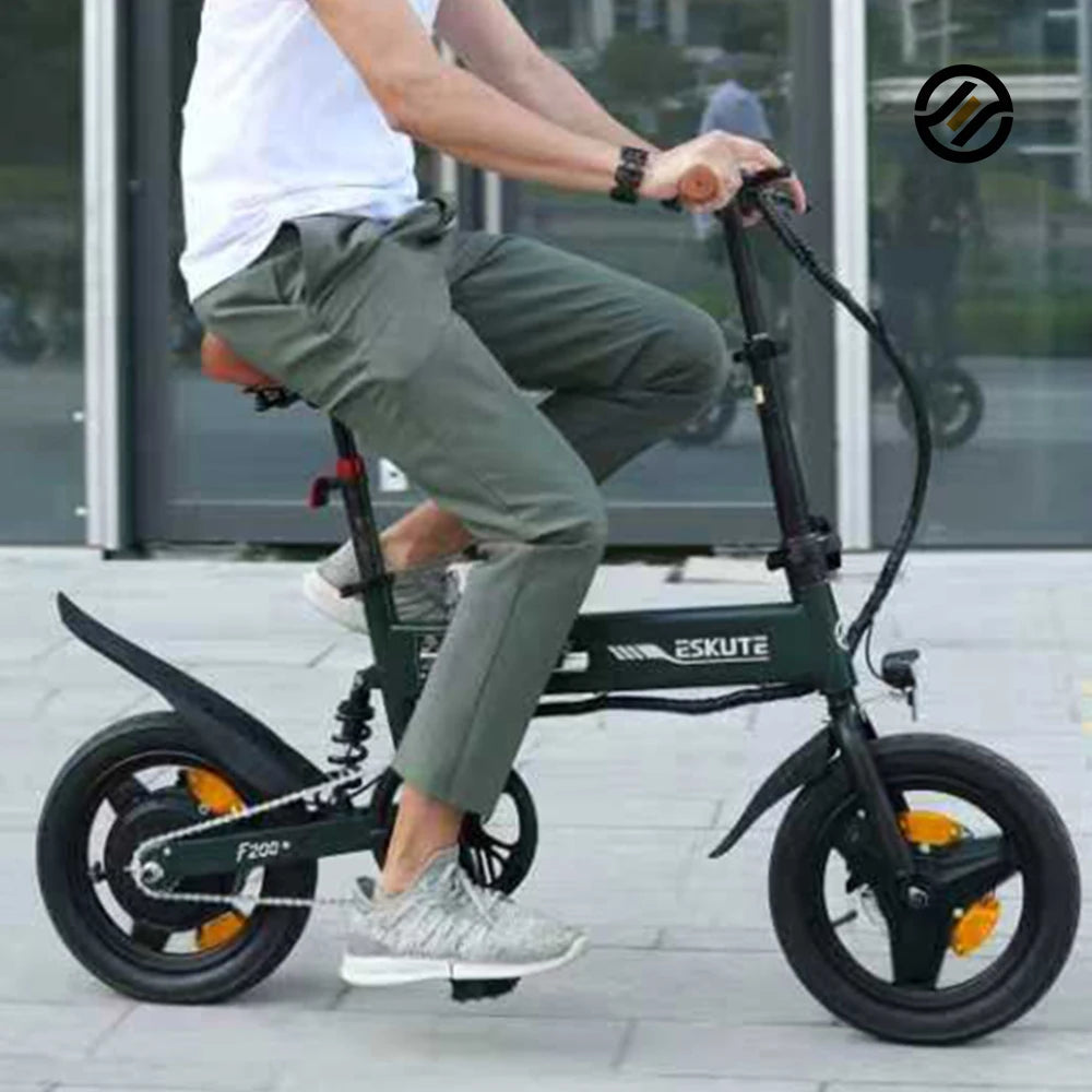 ESKUTE Ebike Electric Bicycle Folding 14 Inch E-bike Fold 250w Folding Electric Bike