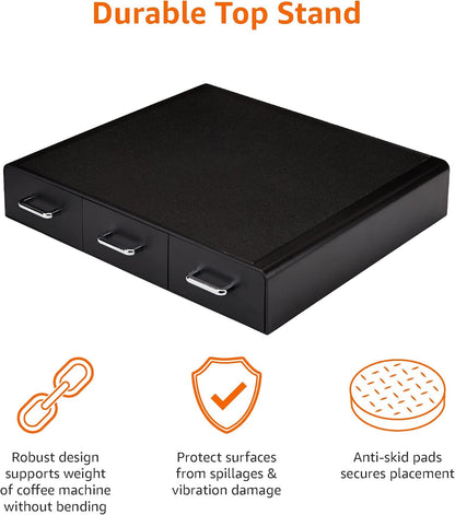 Coffee Pod Storage Drawer for K-Cup Pods - 36 Pod Capacity, Black