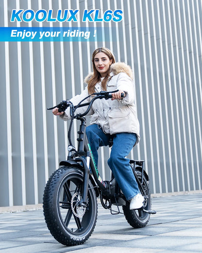 250W 48V 15.6Ah 20*4'' Tire Electric Bike 7 Speeds Folding E-bike