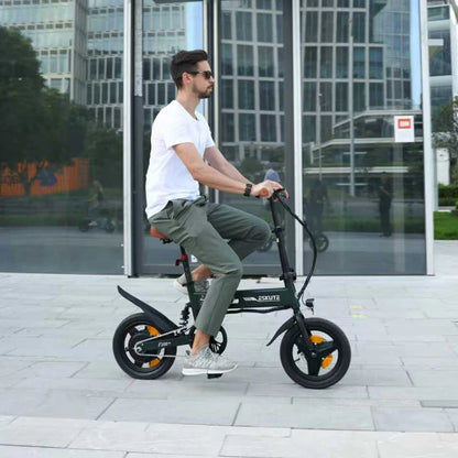 ESKUTE Ebike Electric Bicycle Folding 14 Inch E-bike Fold 250w Folding Electric Bike